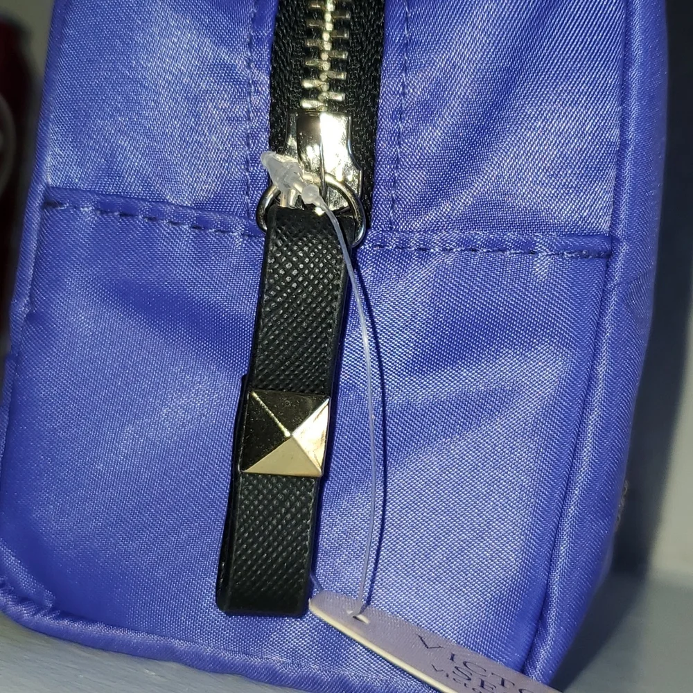 New Victoria's Secret Bling Spellout Travel Makeup Cosmetic Pouch Bag NWT - Picture 7 of 9